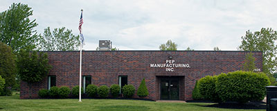 Pep Manufacturing is on the left at 7835 Division Drive